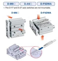 With Air Cushion MGP Series MGPM25-30AZ