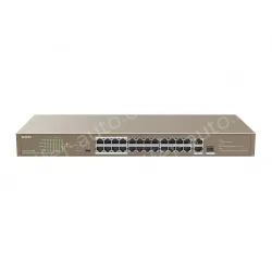 24FE+2GE/1SFP Rackmount Switch With 24-Port PoE