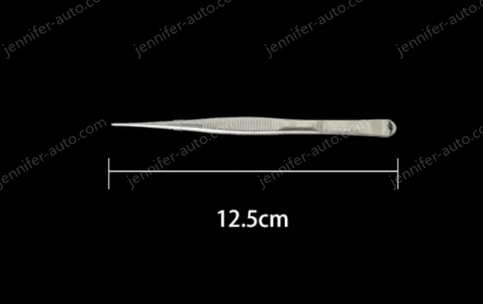 Stainless steel tweezers Straight tip (304 models) 12.5cm