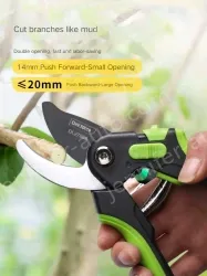 Black 8.5 inch - thick and hard pruning shears