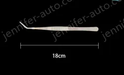 Stainless steel tweezers Curved tip (thick) 18cm