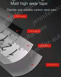 ABS anti-drop 10m ruler width 25mm-91317A