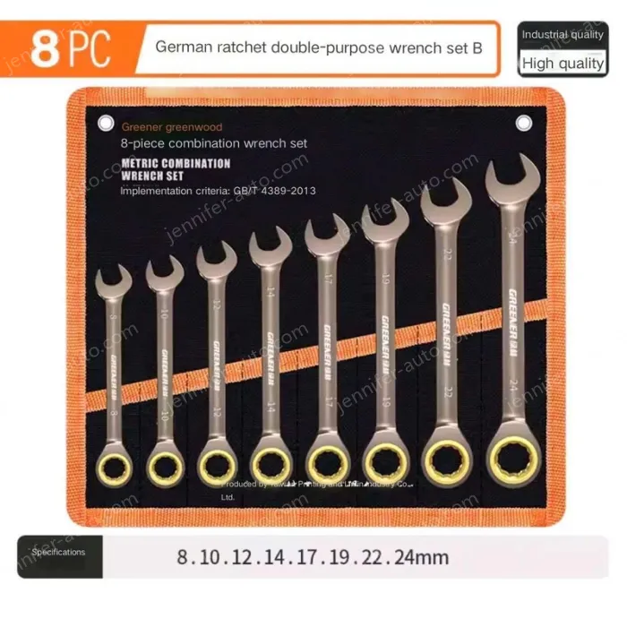 8 Pieces of Dual-purpose Ratchet (8-24)