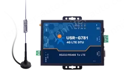 An industrial router with serial port