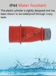 16A5-pole 400V surface mounting plug