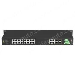 4 Ports Gigabit Combo + 16 Ports Gigabit RJ45 Rack-mount Unmanaged Industrial Ethernet Switch