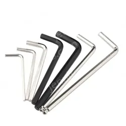 Nickel plated 6mm 5pcs flat head