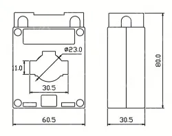 Current transformer YDBH0.66-40I-A-500/5A closed transformer