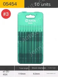 10Pcs double-ended cross #3 with a total length of 110mm-05454