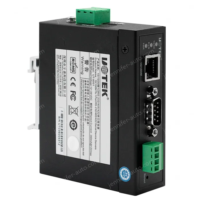 UOTEK 10/100M to 1 Ports RS-232/485/422 Serial Device Server