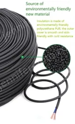 5 core 4 core 2 core sensor cable 20 AWG 5 pole