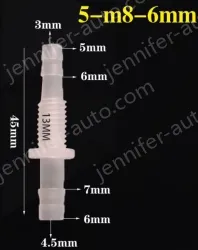 5-M8-6-Feed-through plastic connectors