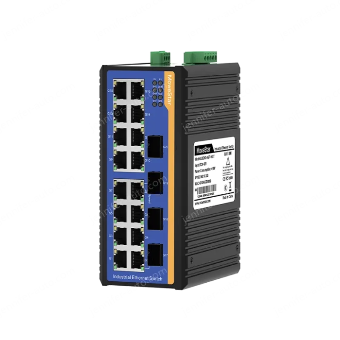 [Gigabit 4 optical 16 electrical] ring network managed industrial switch