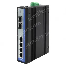 UOTEK UT-6406GM serial 4 Electrical Ports + 2 Optical Ports Full Gigabit Managed Ethernet Switch