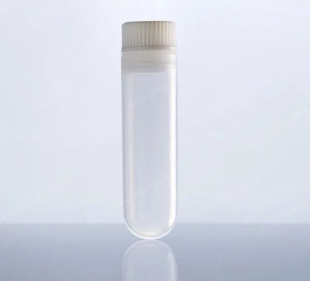 50ml straight round bottom - white cross cover 50pcs