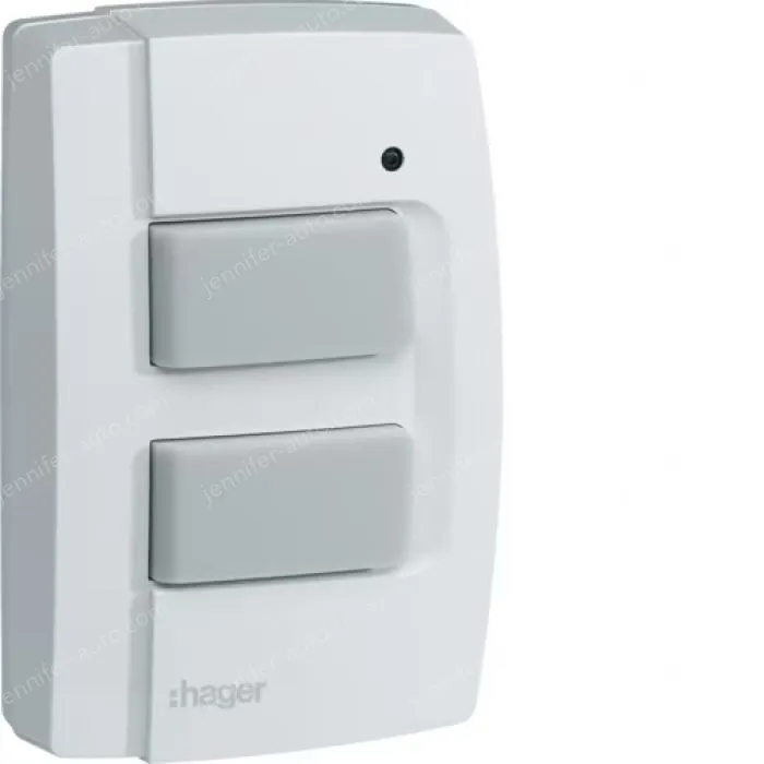 RF external double push button wall mounted