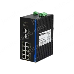 4 Ports Gigabit SFP + 8 Ports Gigabit RJ45 Din-Rail Unmanaged Industrial Ethernet Switch