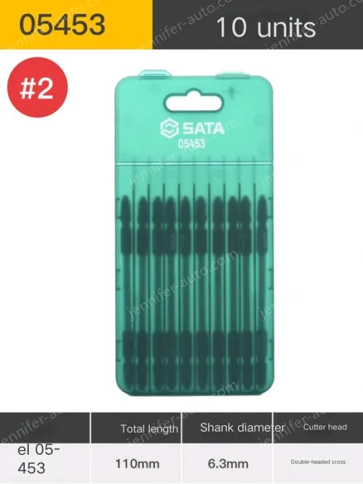 10Pcs Double Head Cross #2 Total length 110mm-05453