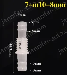 7-M10-8-Feed-through plastic connectors