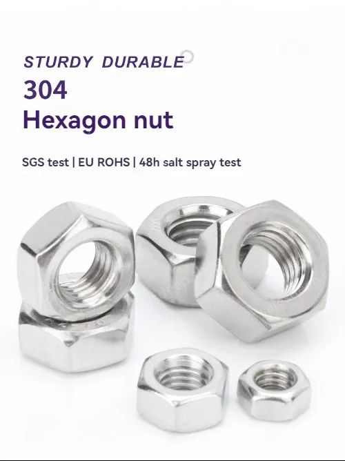 External hexagon nut 304 stainless steel-M30